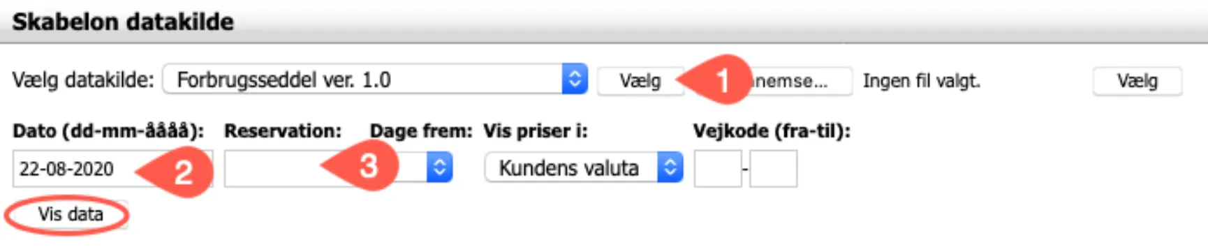 Forbrugsseddel