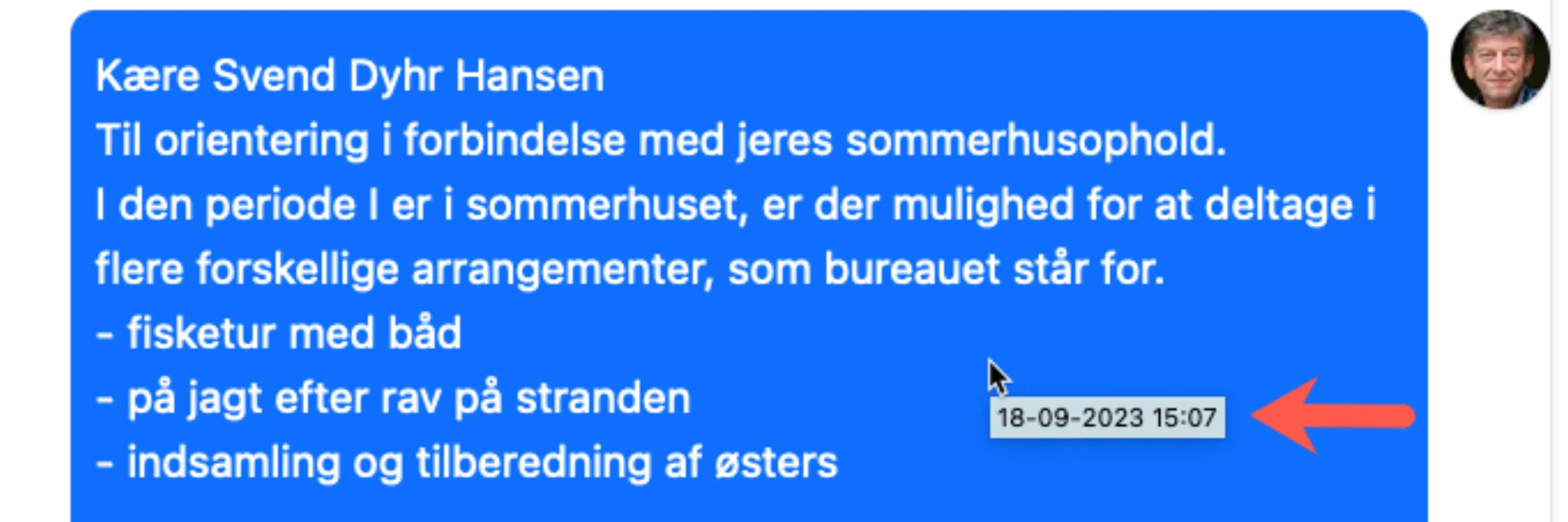 Se sms-info for bureau