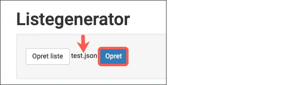 Ny knap opret