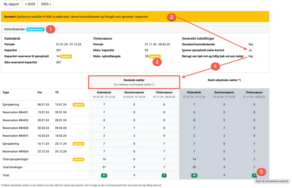 Se indstillingerne for vinterperioden