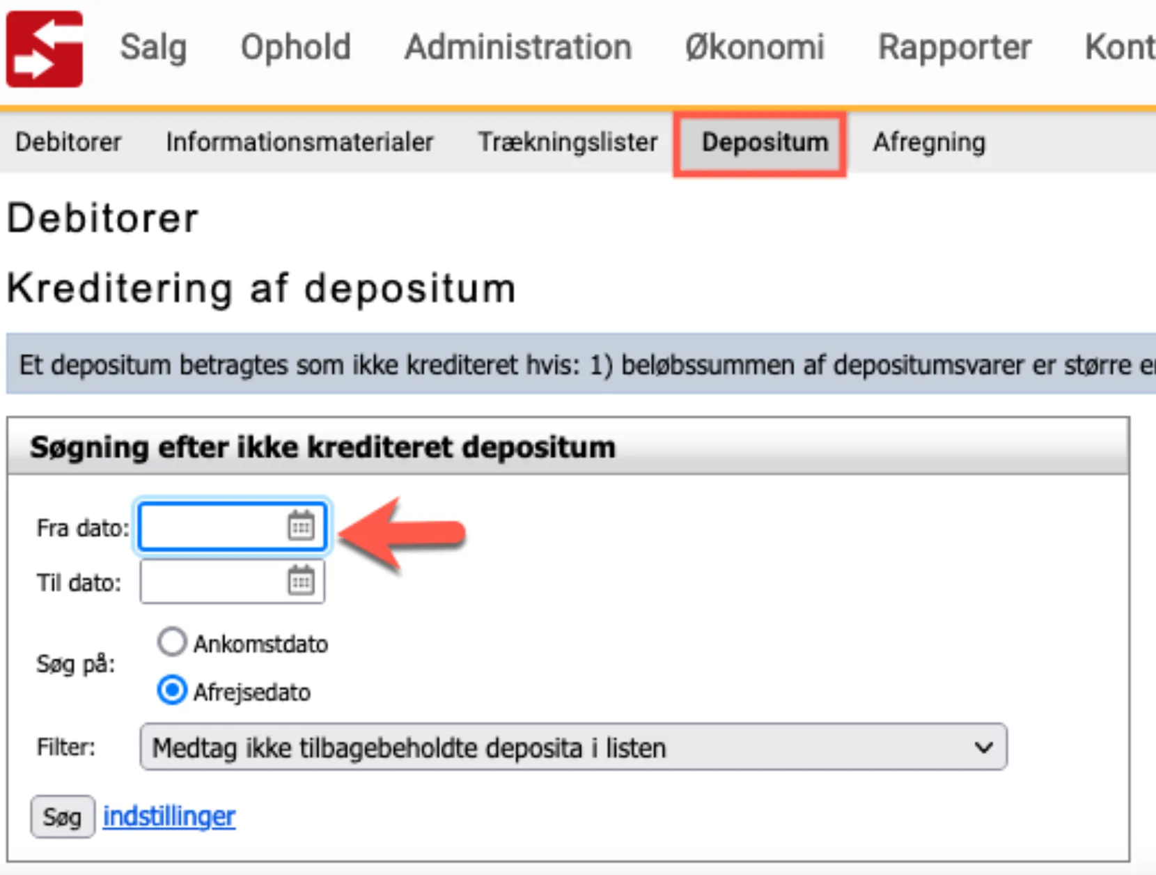 Depositum periode