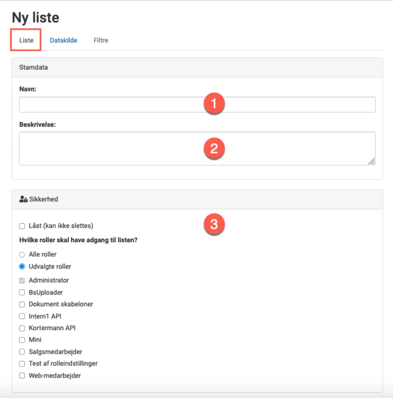 Fanen liste