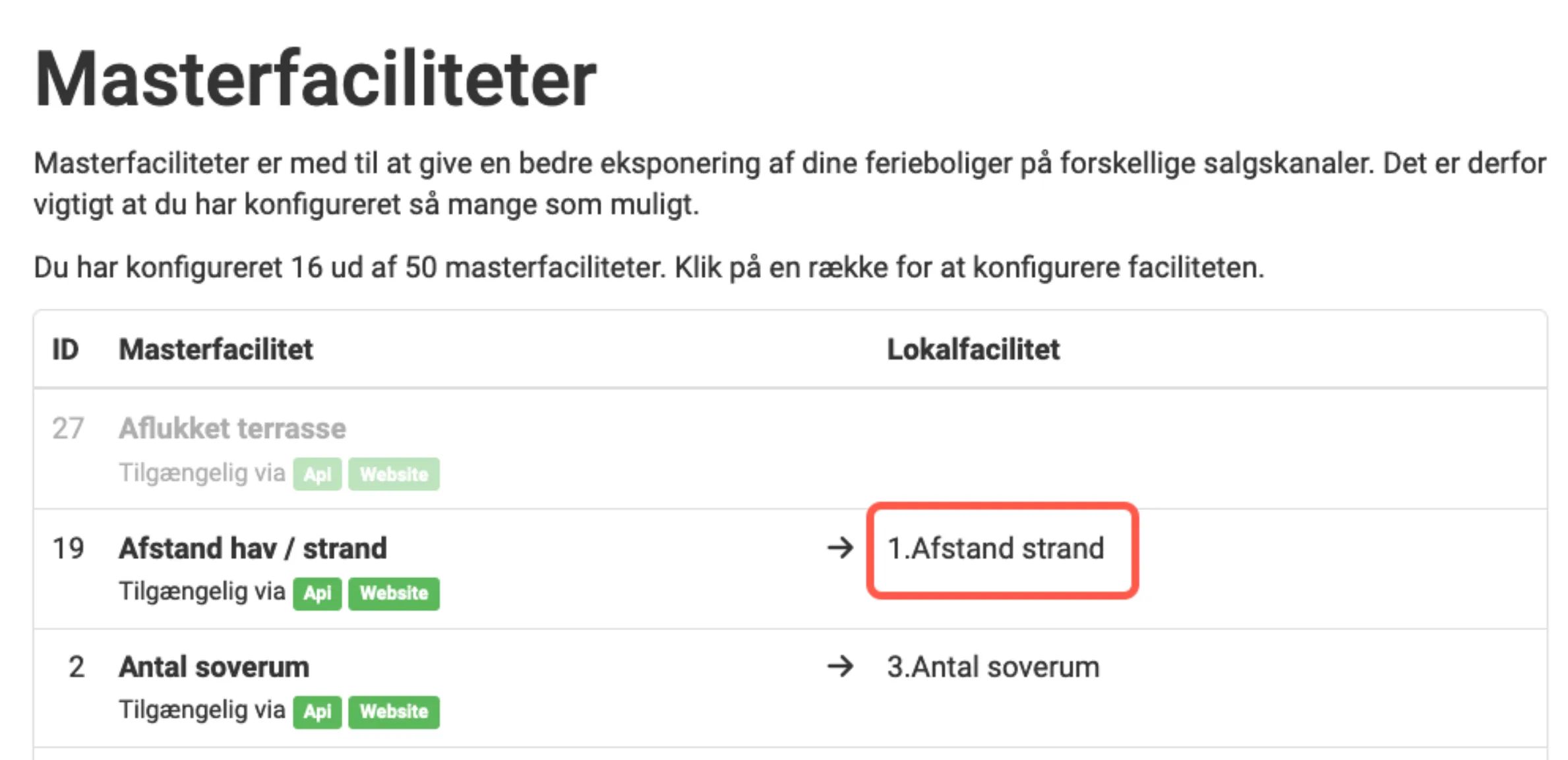 Facilitet er nu en masterfacilitet