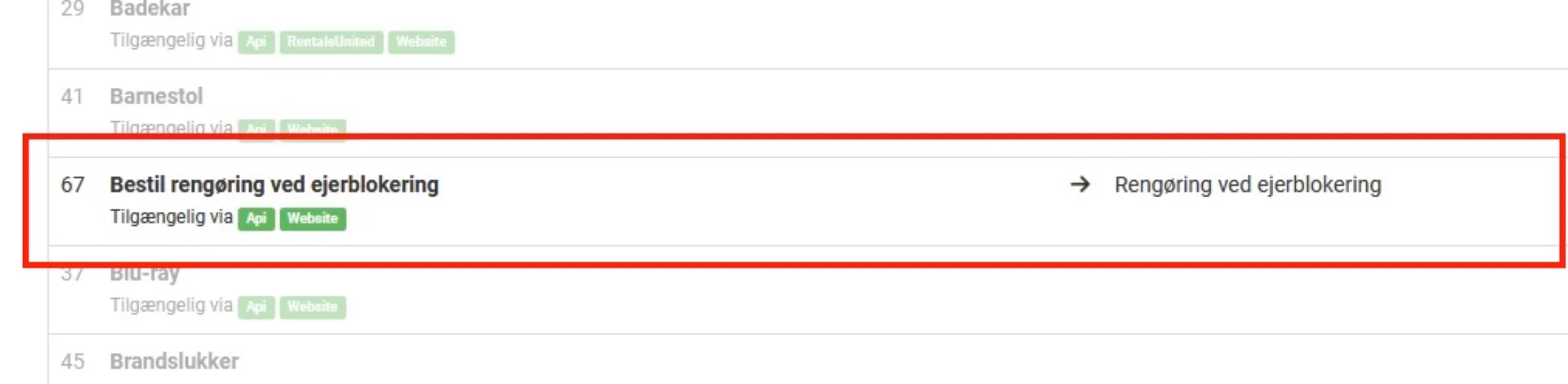 Masterfaciliteternes tilgængelighed