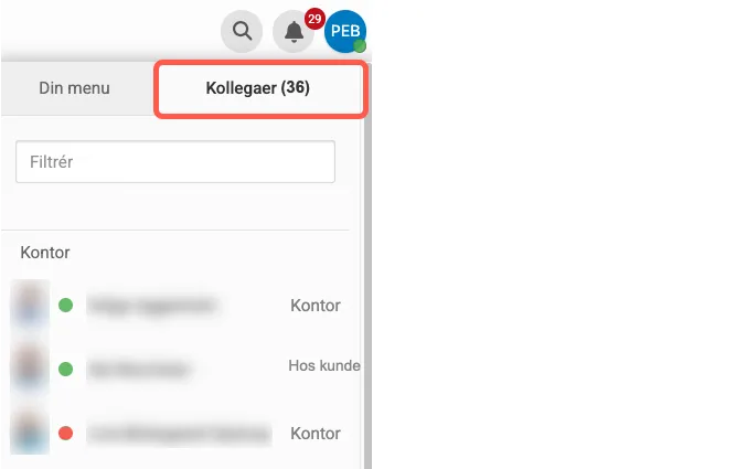 Medarbejderstatus for dig