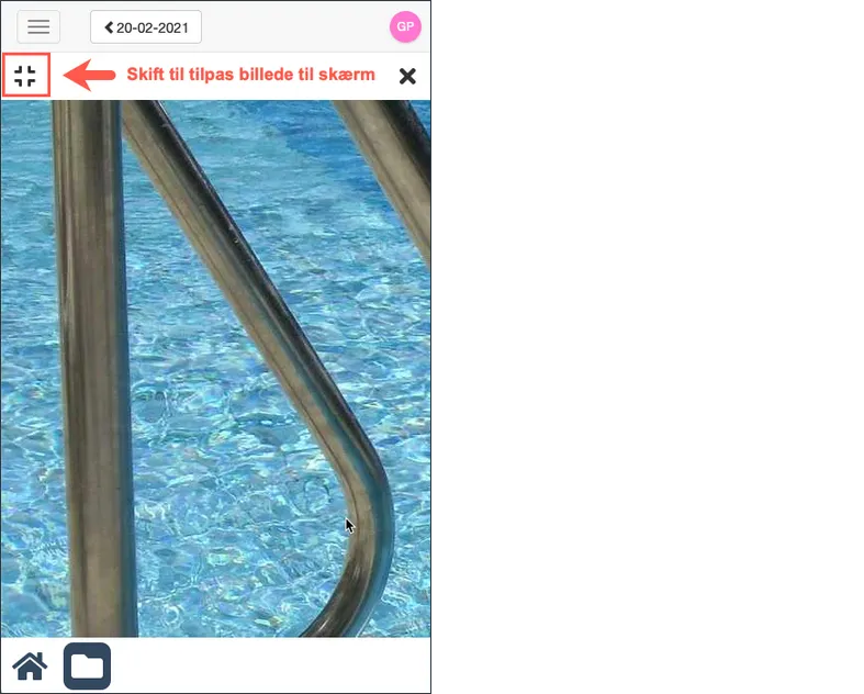 Tilpas billede til skærm
