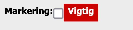 markering