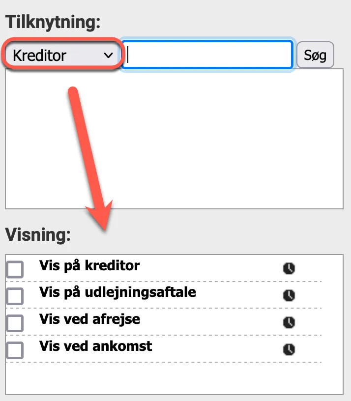 Notat visning