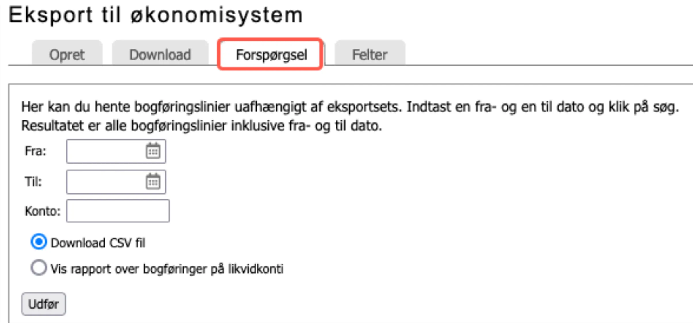 Forespørgsel