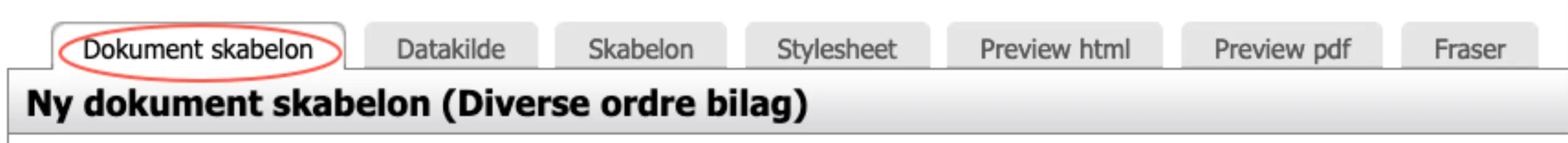 Nyt stylesheet