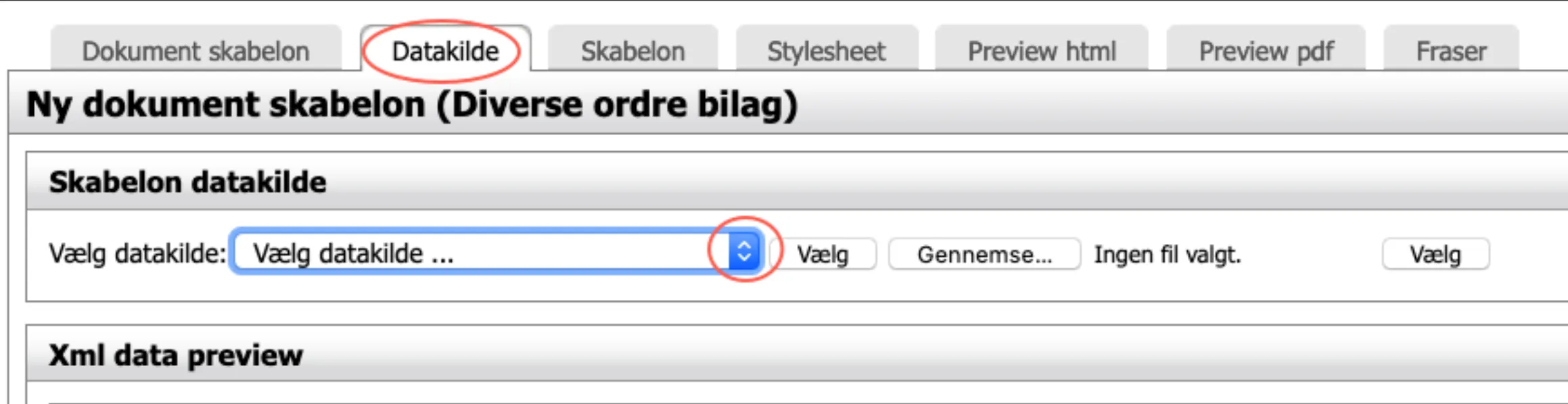 Fanen datakilde