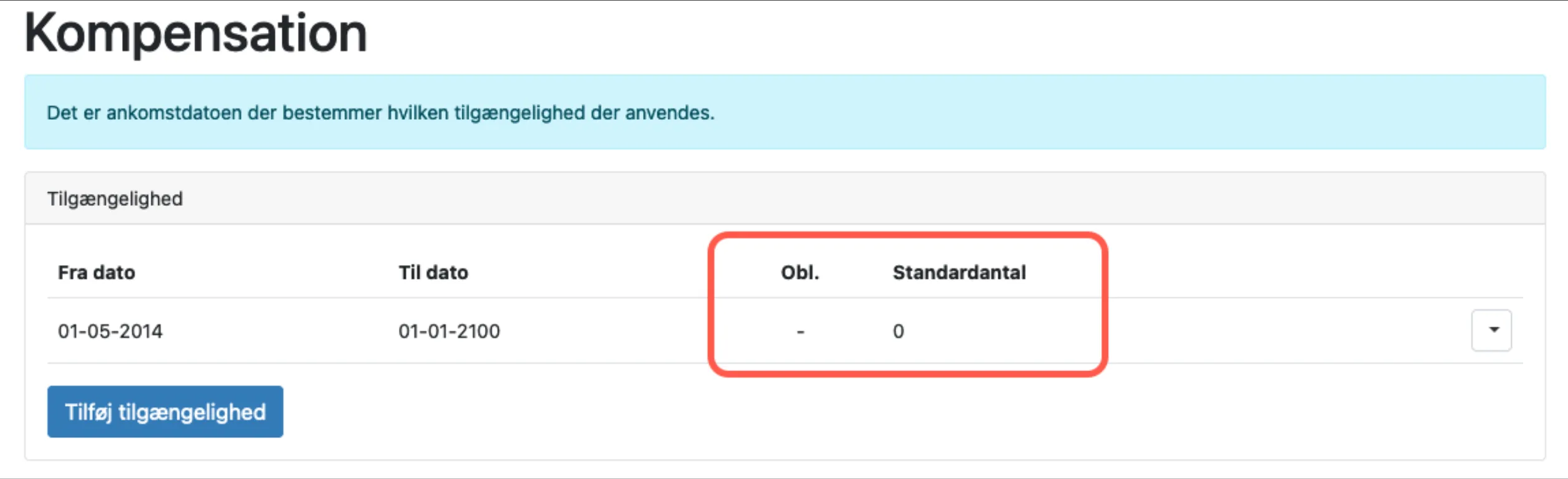 Tjek tilgængelighed