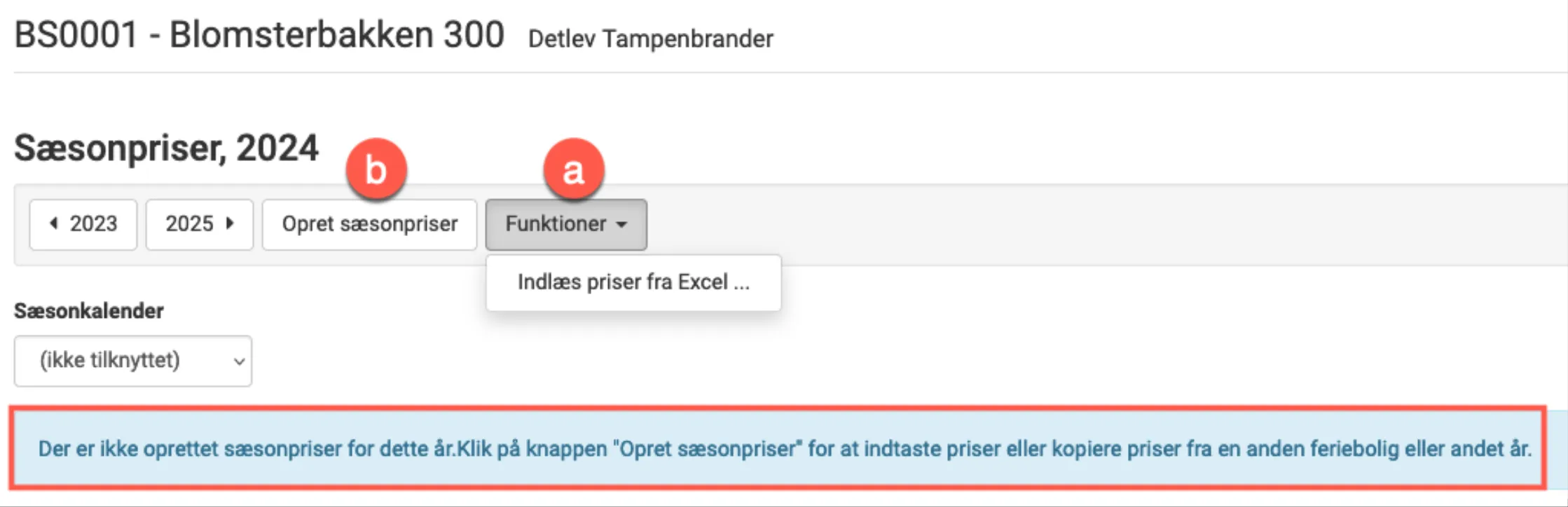 Ikke priser for året