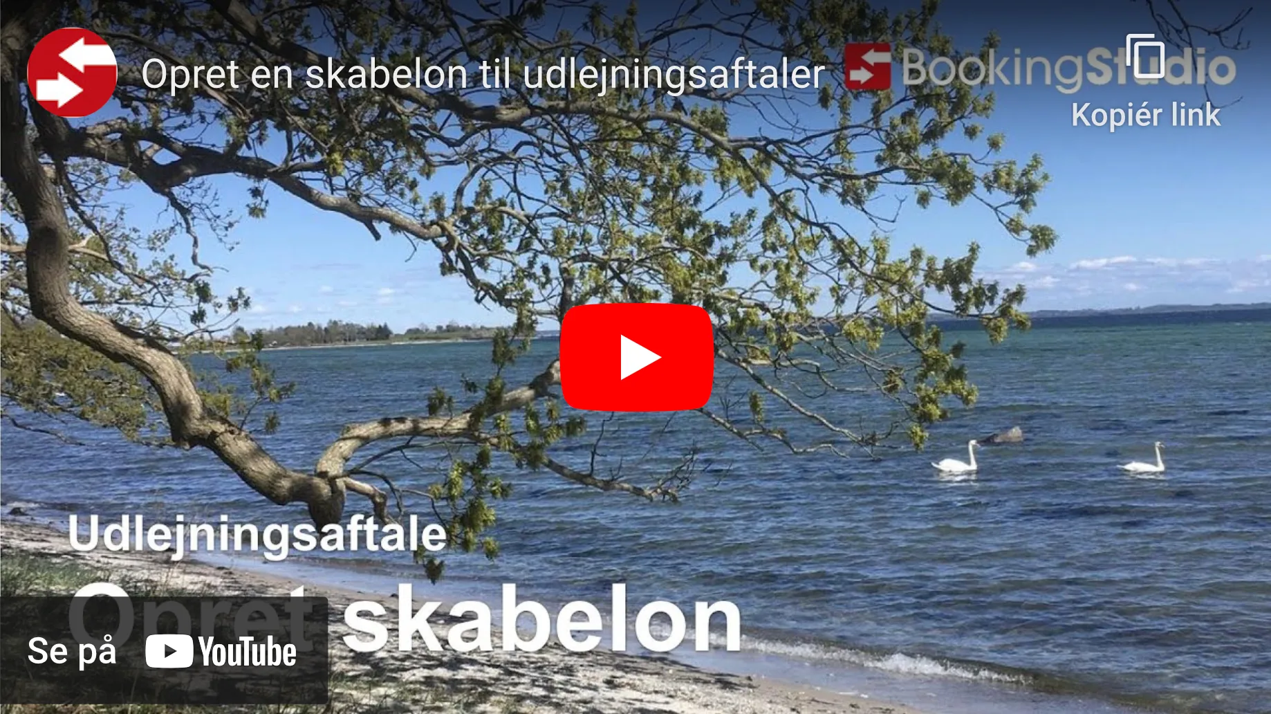 Opret skabelon til udlejningsaftale