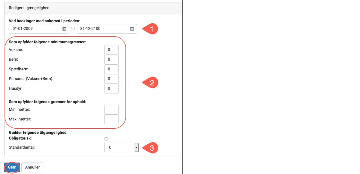 redigér tilgængelighed