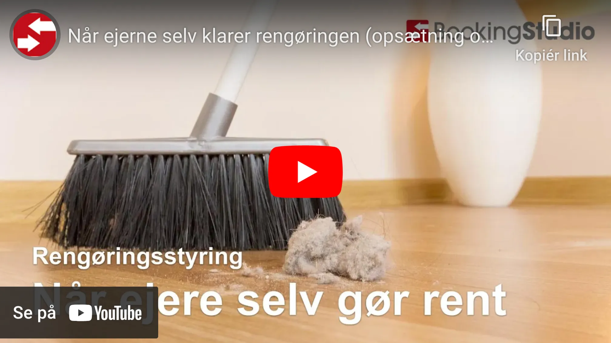 Opret ejere i rengøringssystemet