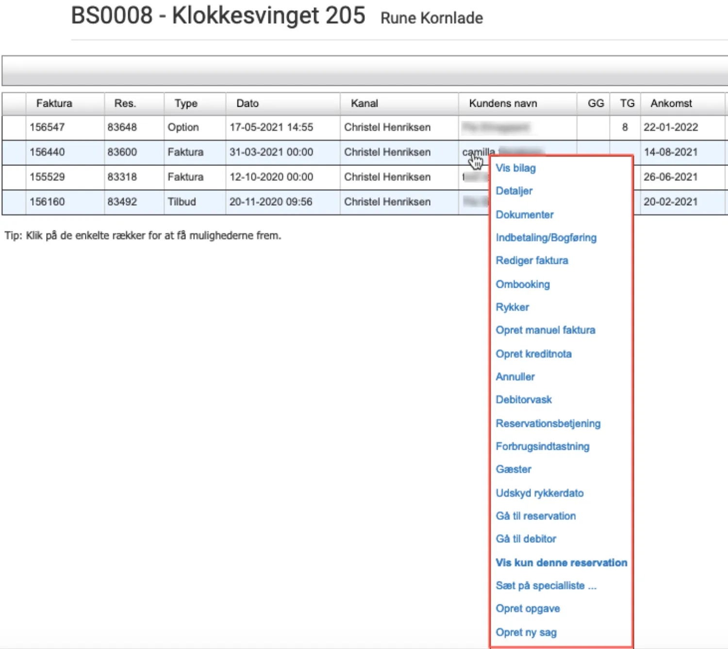 Hvilket år ønskes visning for