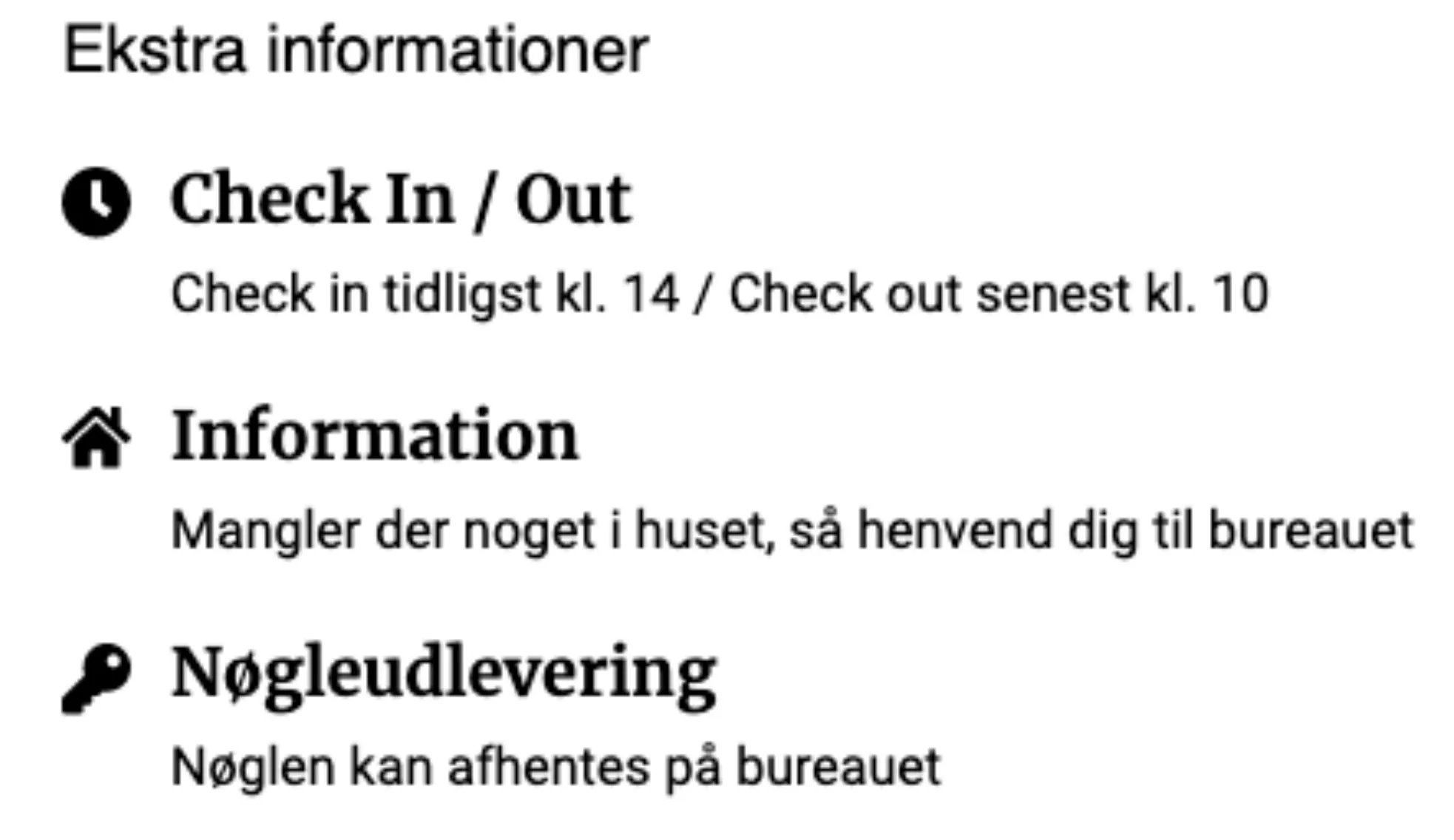 Faste ikoner