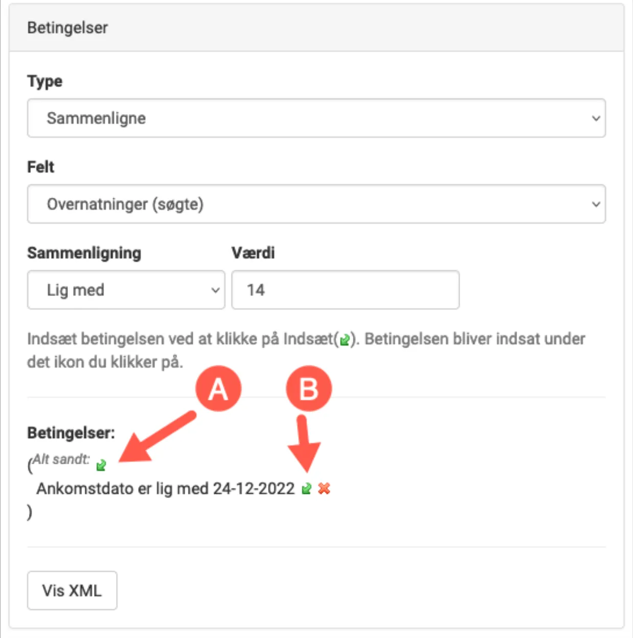 Næste betingelse