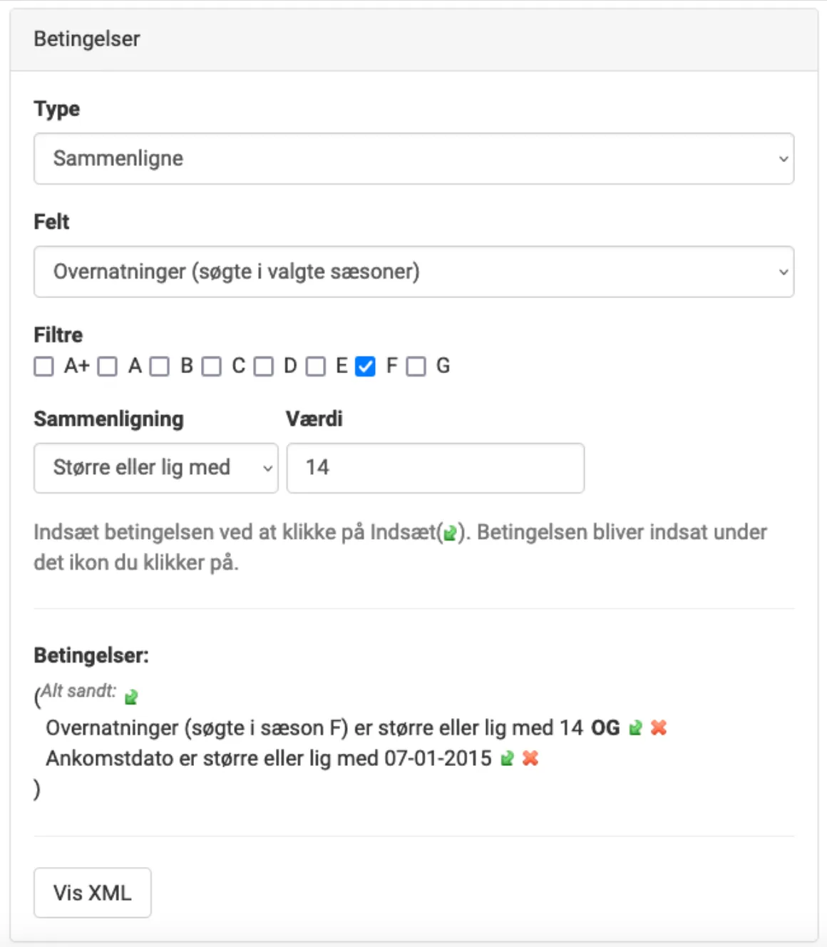 Betingelse