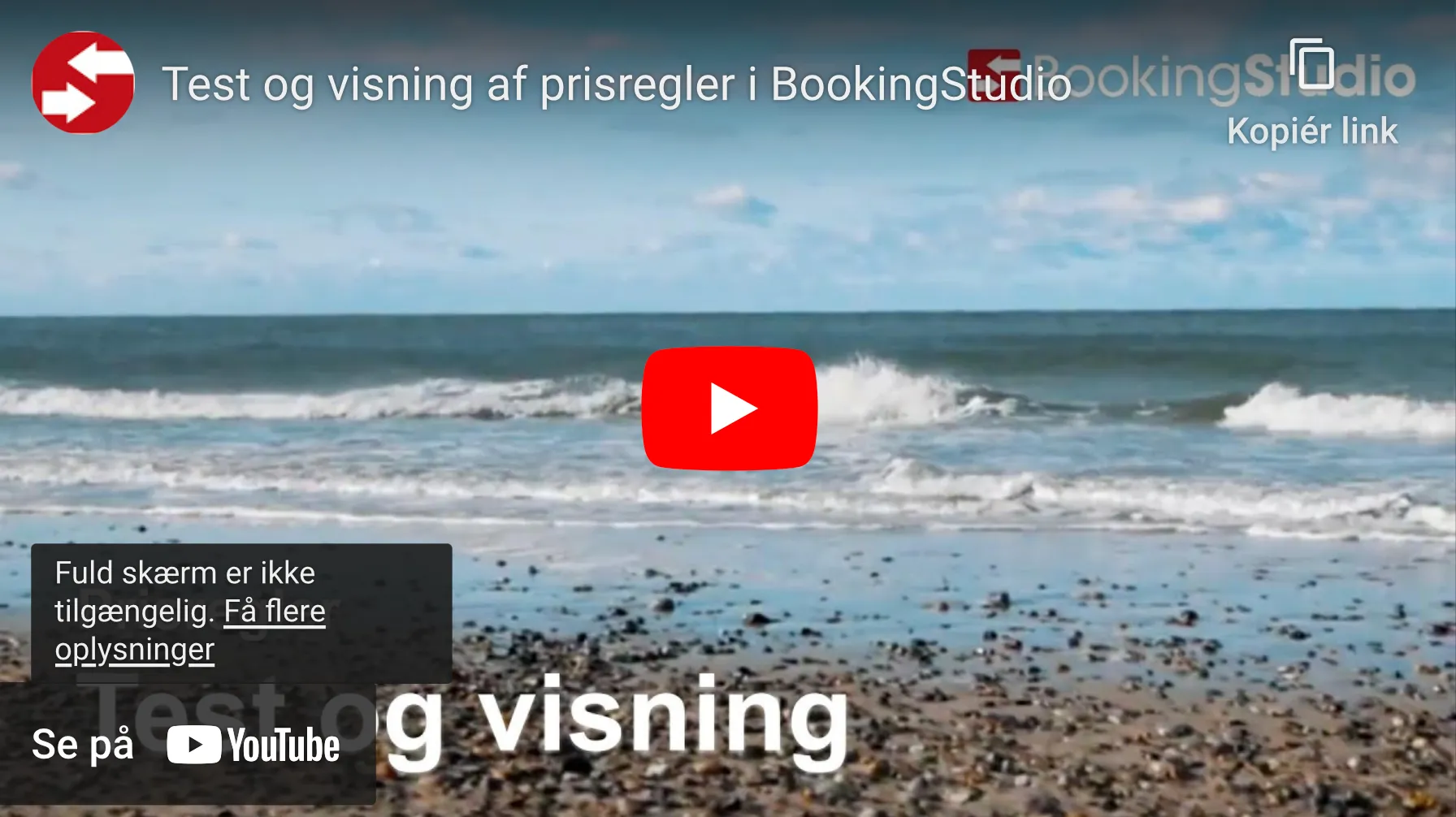 Prisregler - test og visning