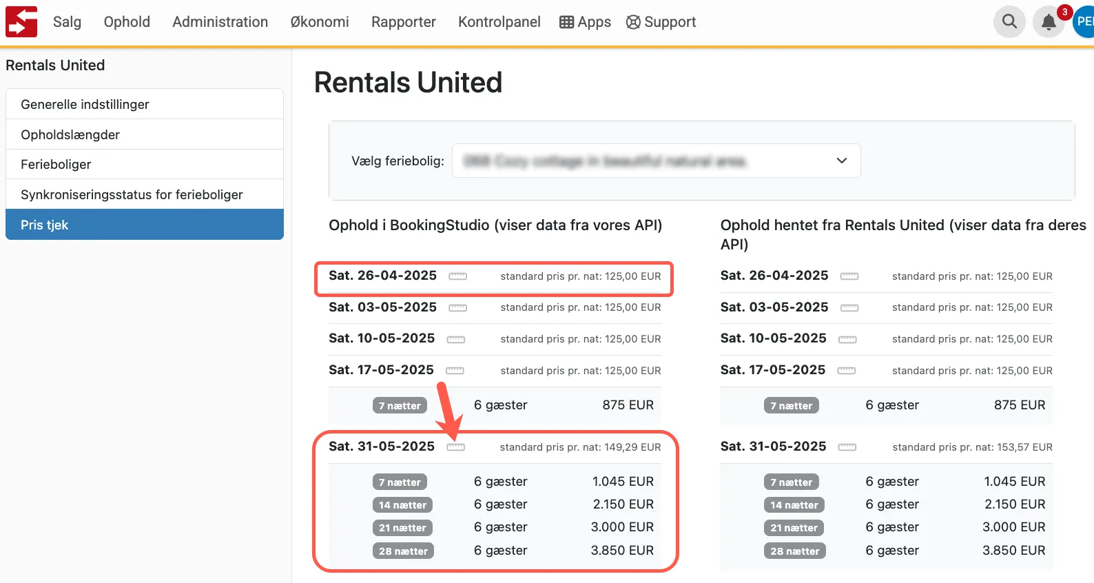 sammenklap datoer for bedre overblik