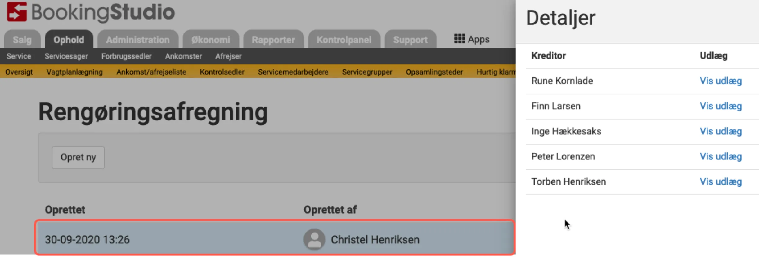 Detaljer og konkrete udlæg