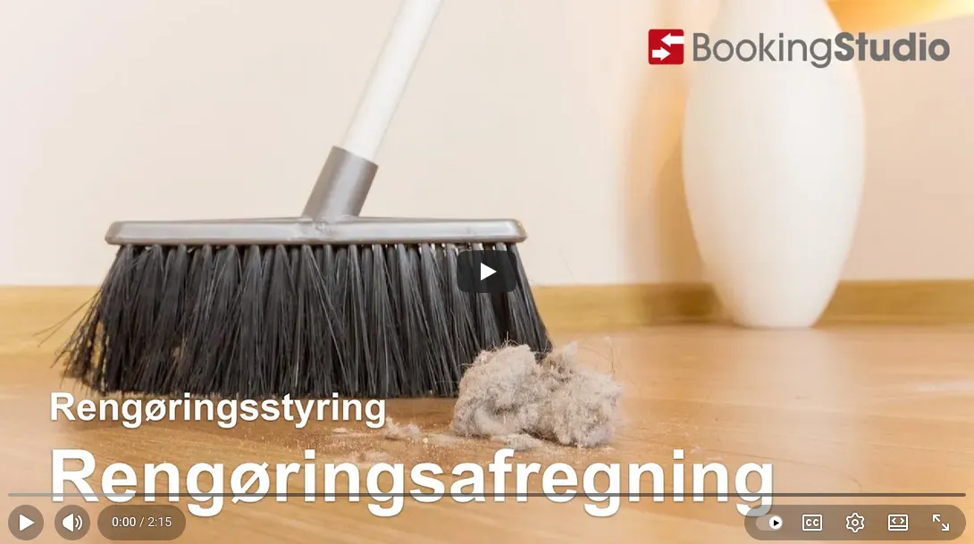 Rengøringsafregning