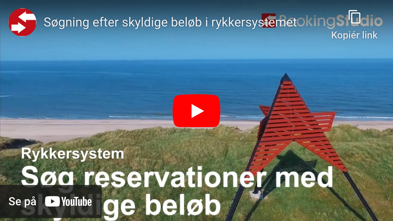 Søg reservationer med skyldige beløb