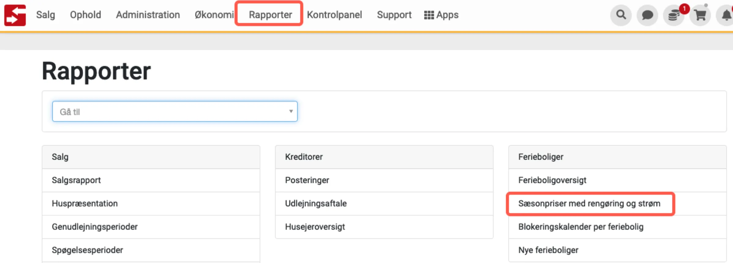 Find rapporten
