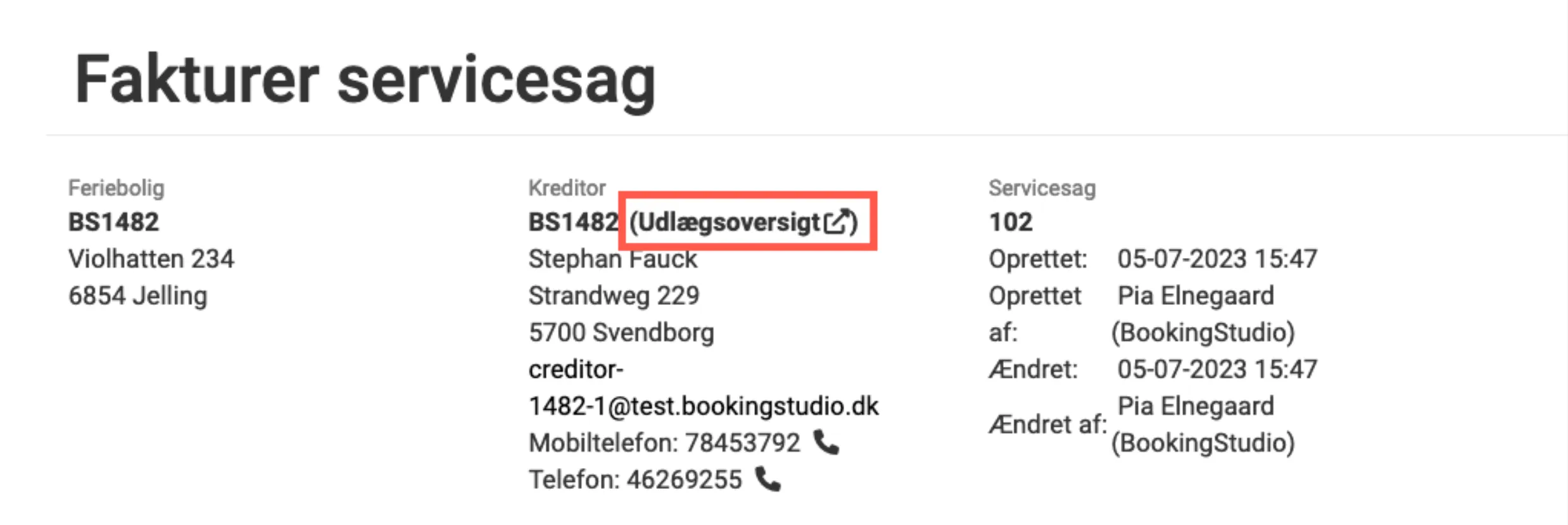 Link til udlægsoversigten