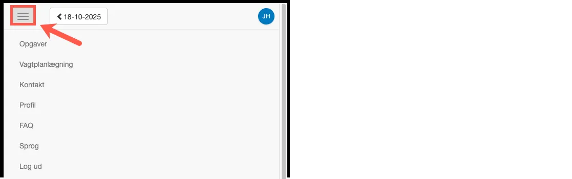 Sådan virker Service App'en
