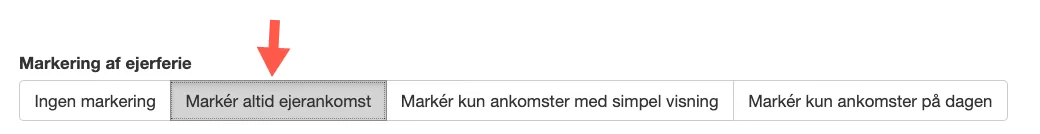 Markér altid ejerankomst