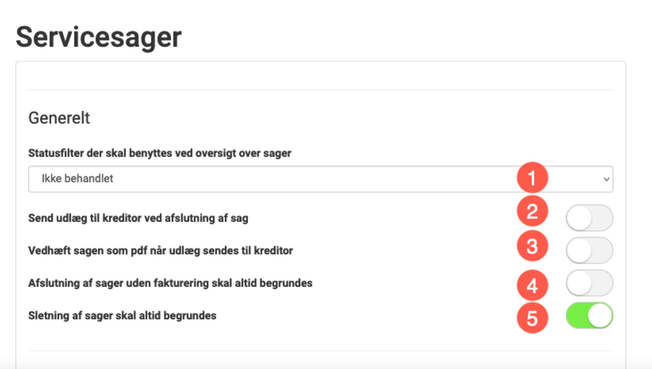 Statusfilter