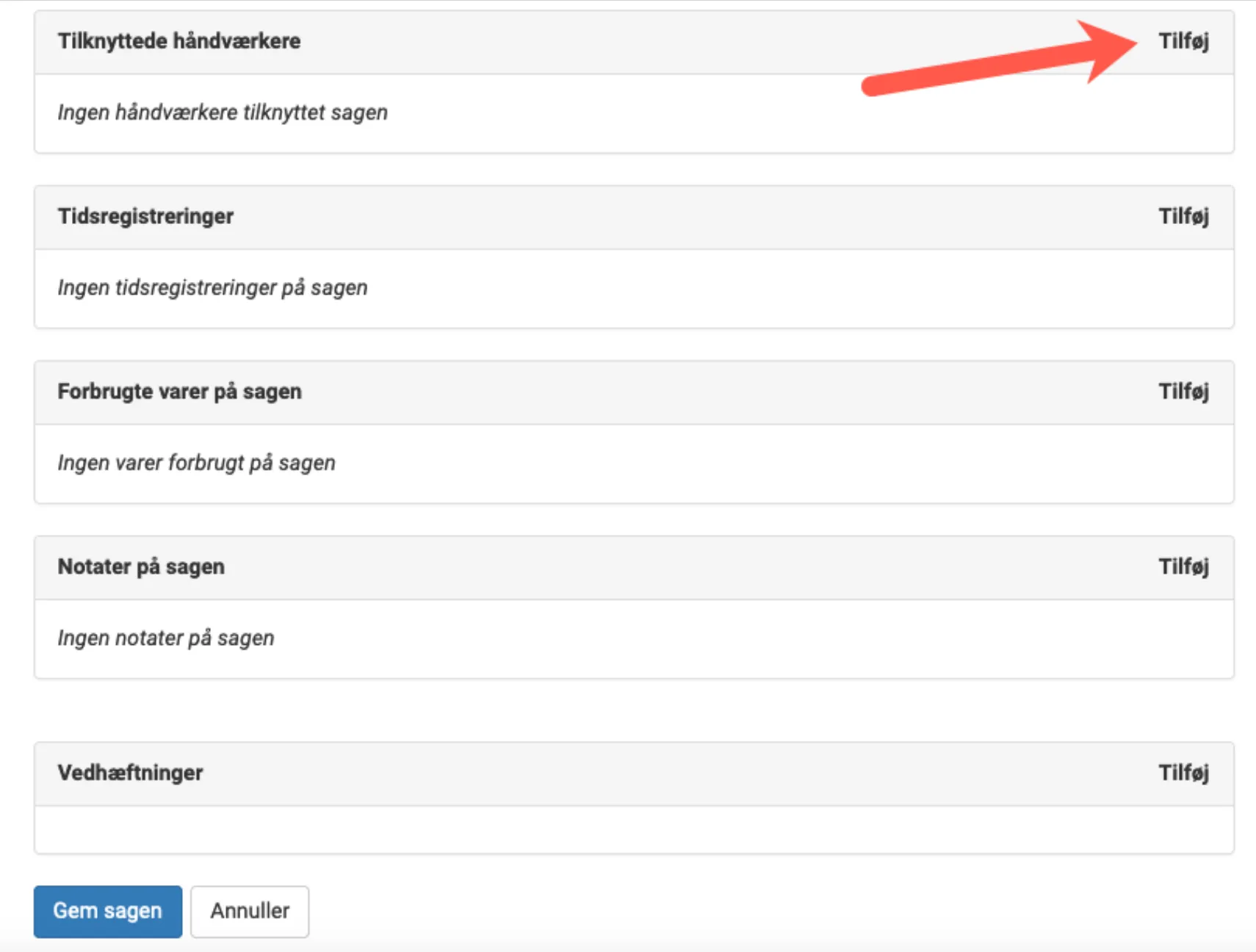 Ekstra tilføjes sagen