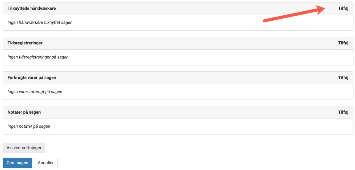 Ekstra tilføjes sagen