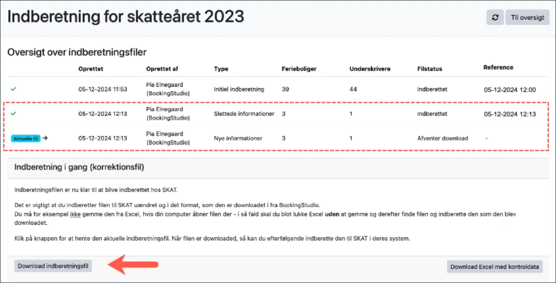Download korrektionsfil