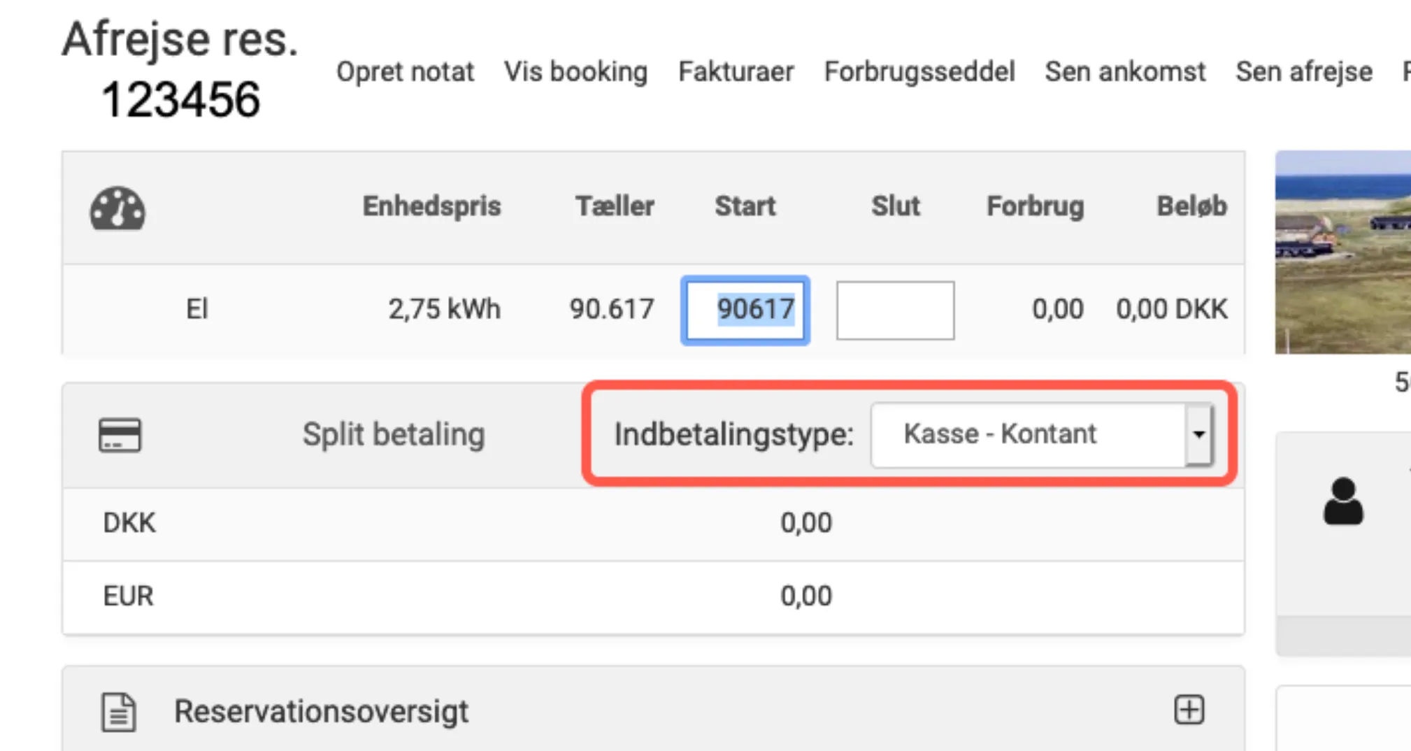 Skift konto