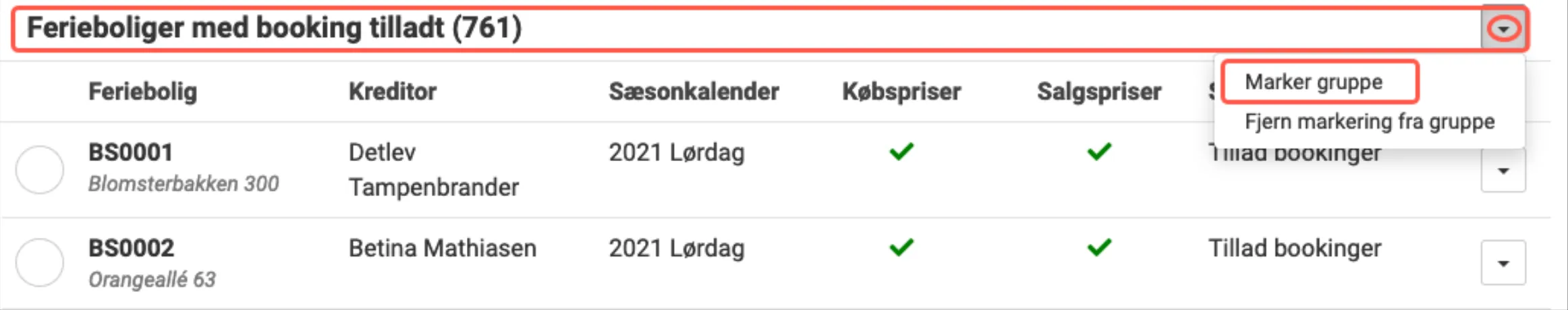 Skift Kalenderstatus
