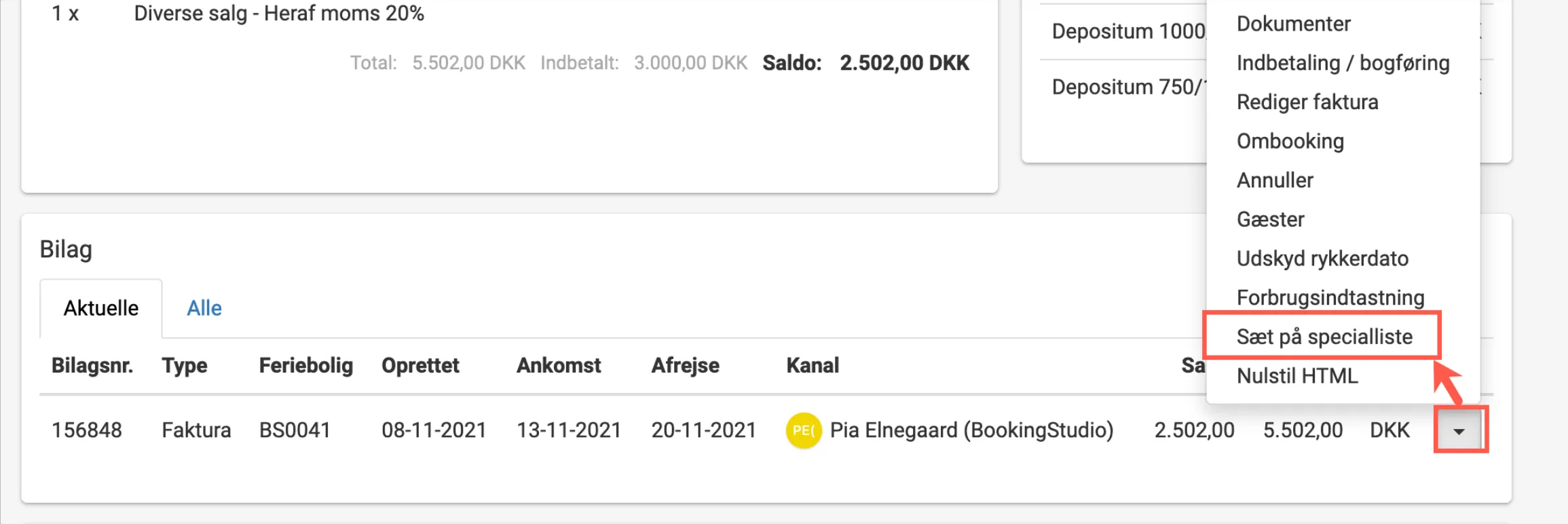 Sæt specialliste
