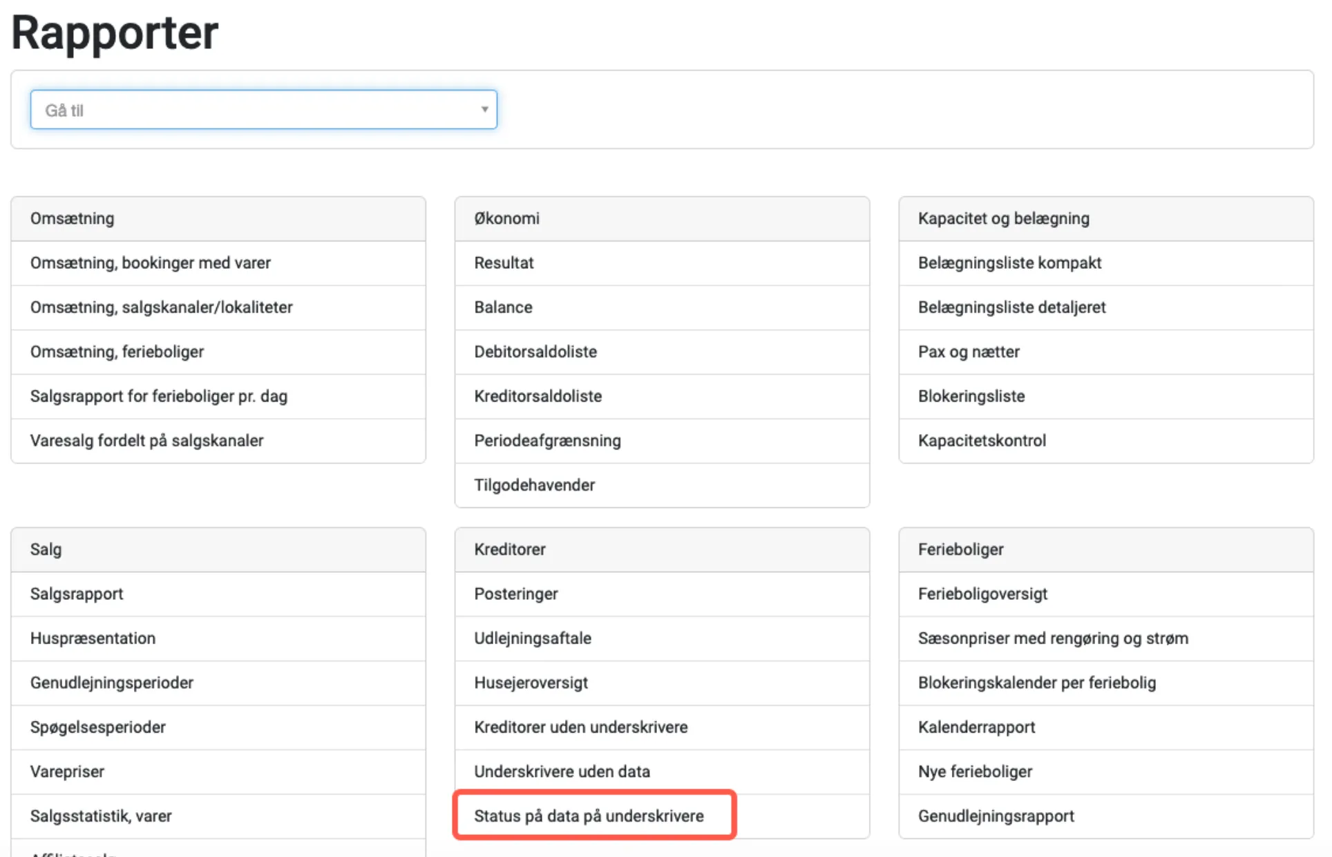 Liste over godkendte underskrivere