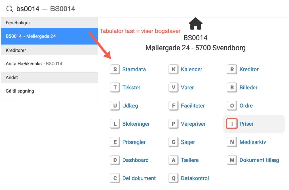 Åben for supersøgeren ved at klikke på lup ikonet
