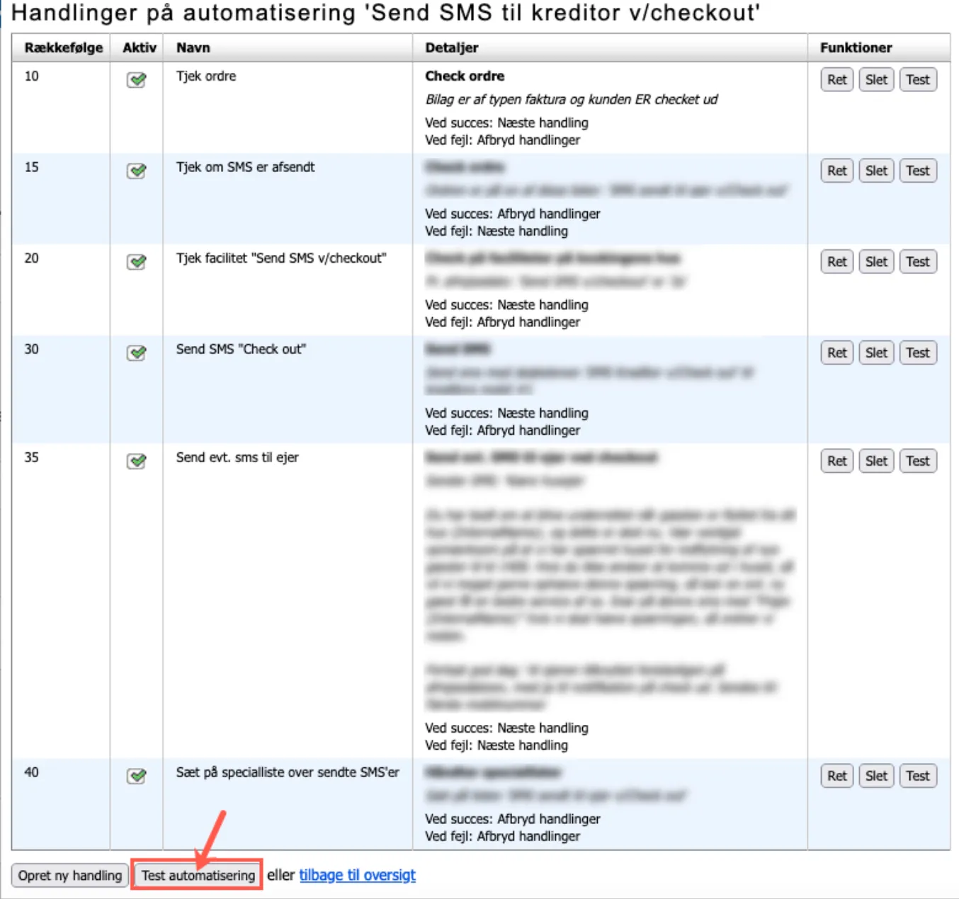 Test af automatisering