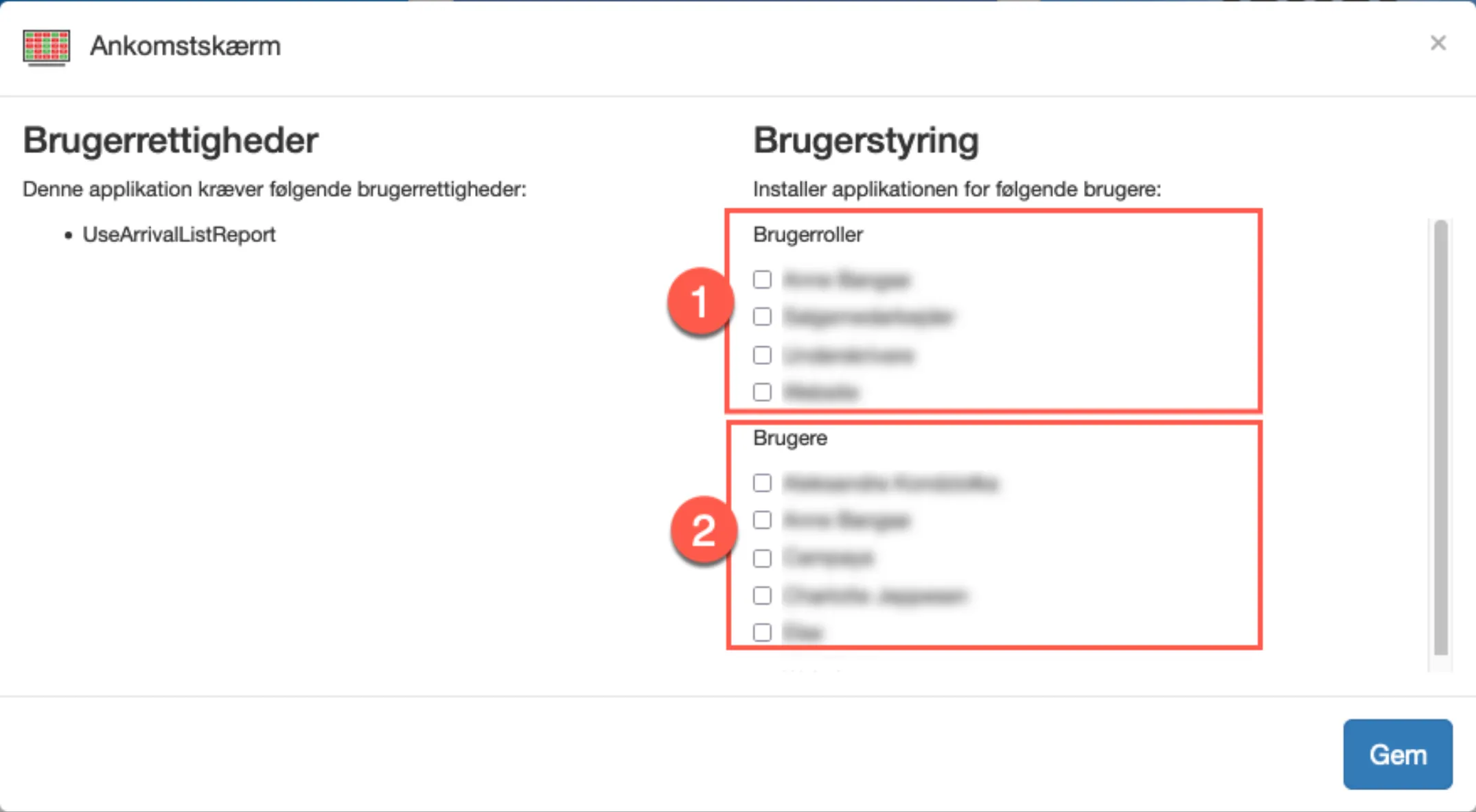 Hvem må bruge app'en