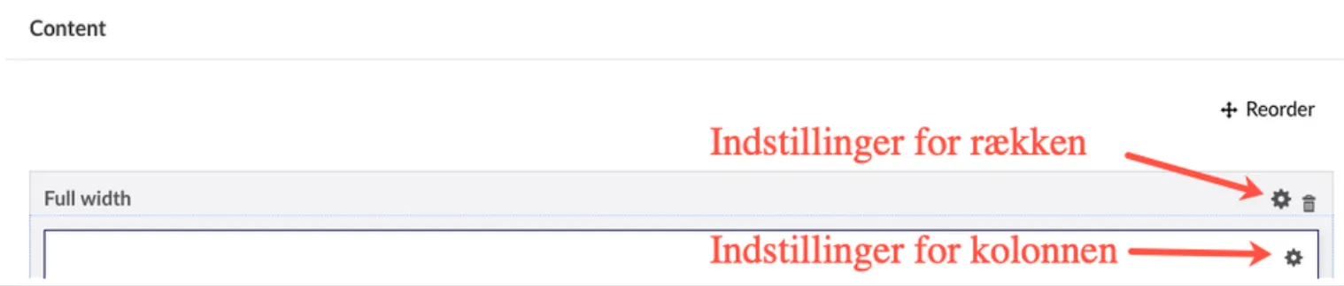 Visning på smallere skærm