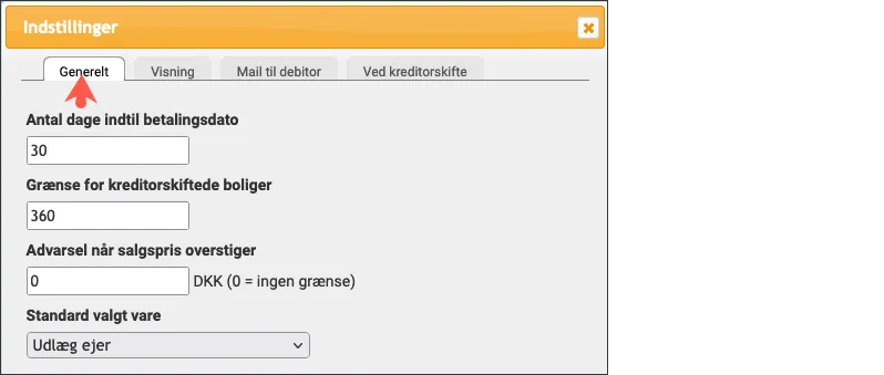 Ændre skærmbilledets opførsel