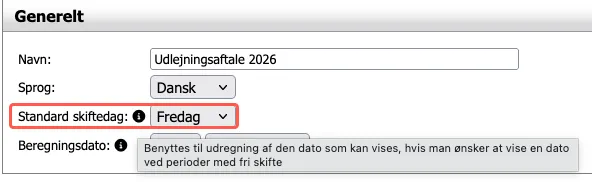 Ny kode for "otherwise" ifm. ChangeDay