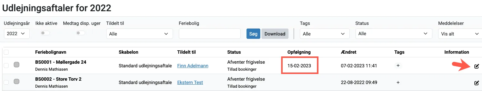 Opfølgningsdato