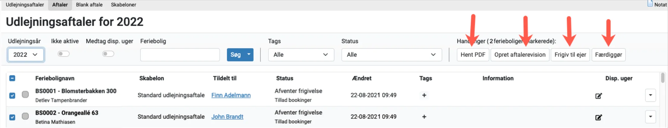 muligheder ved flueben