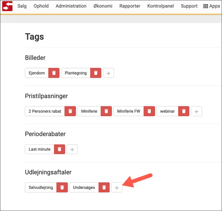 Opret Tag